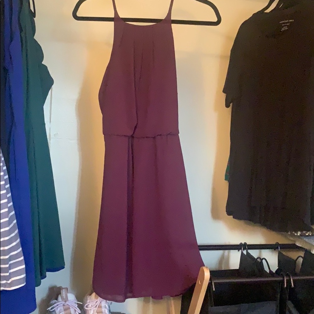 Purple dress